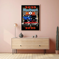 Woodward 2025 Car Show Poster