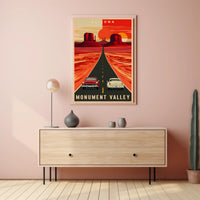 Monument Valley Road Trip Poster