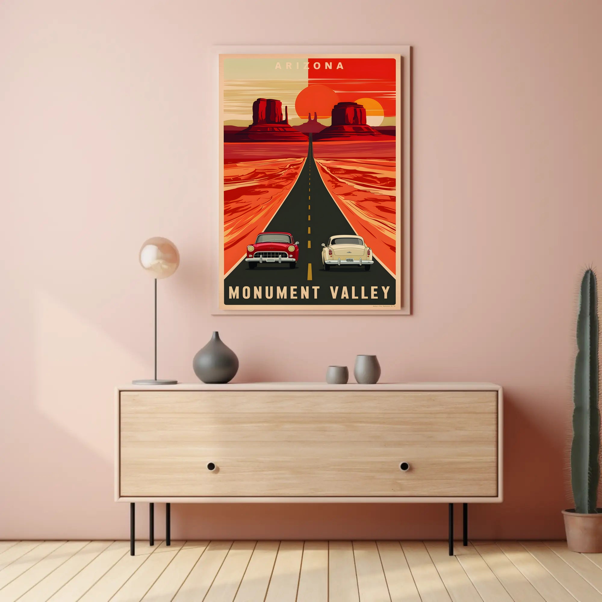 Monument Valley Road Trip Poster