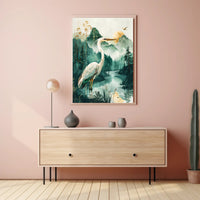 Tranquil Wilderness Art Print Poster for Home Decor PosterGoat