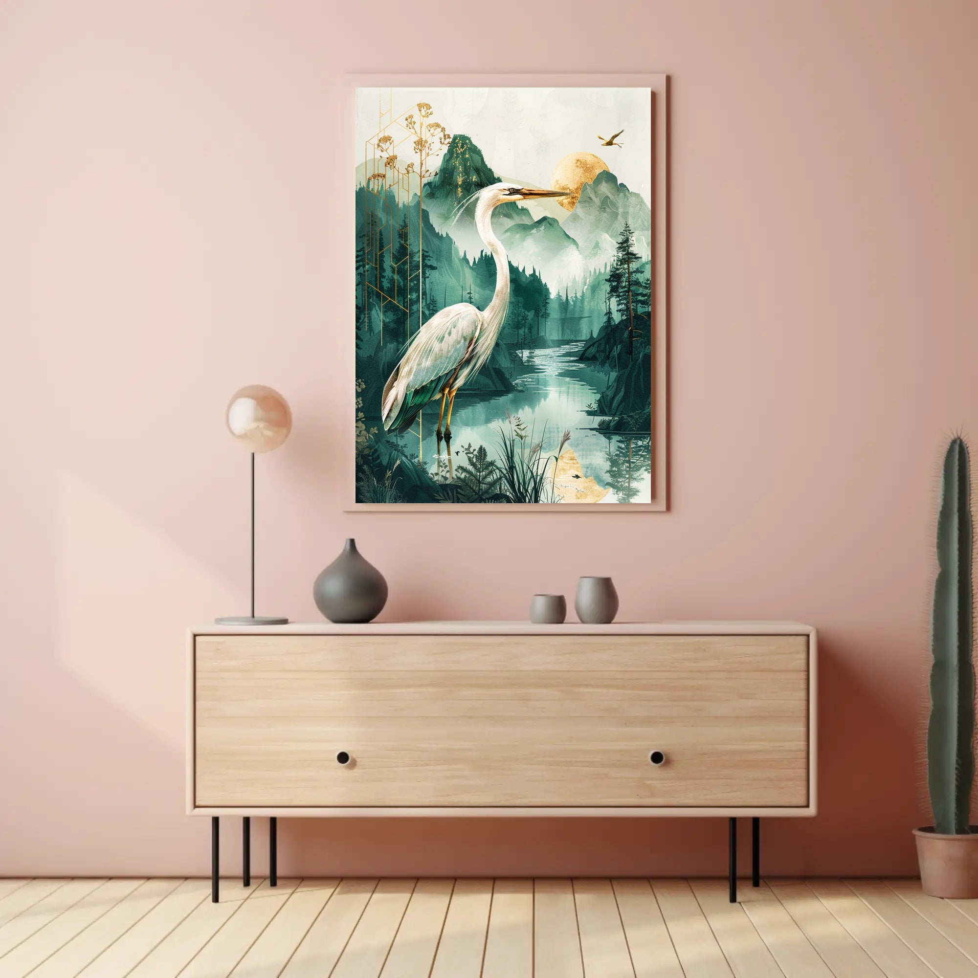 Tranquil Wilderness Art Print Poster for Home Decor PosterGoat