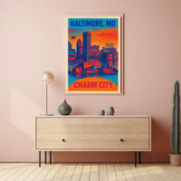 Baltimore, MD Charm City Poster