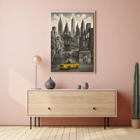 Iconic New York City Landmarks Poster
