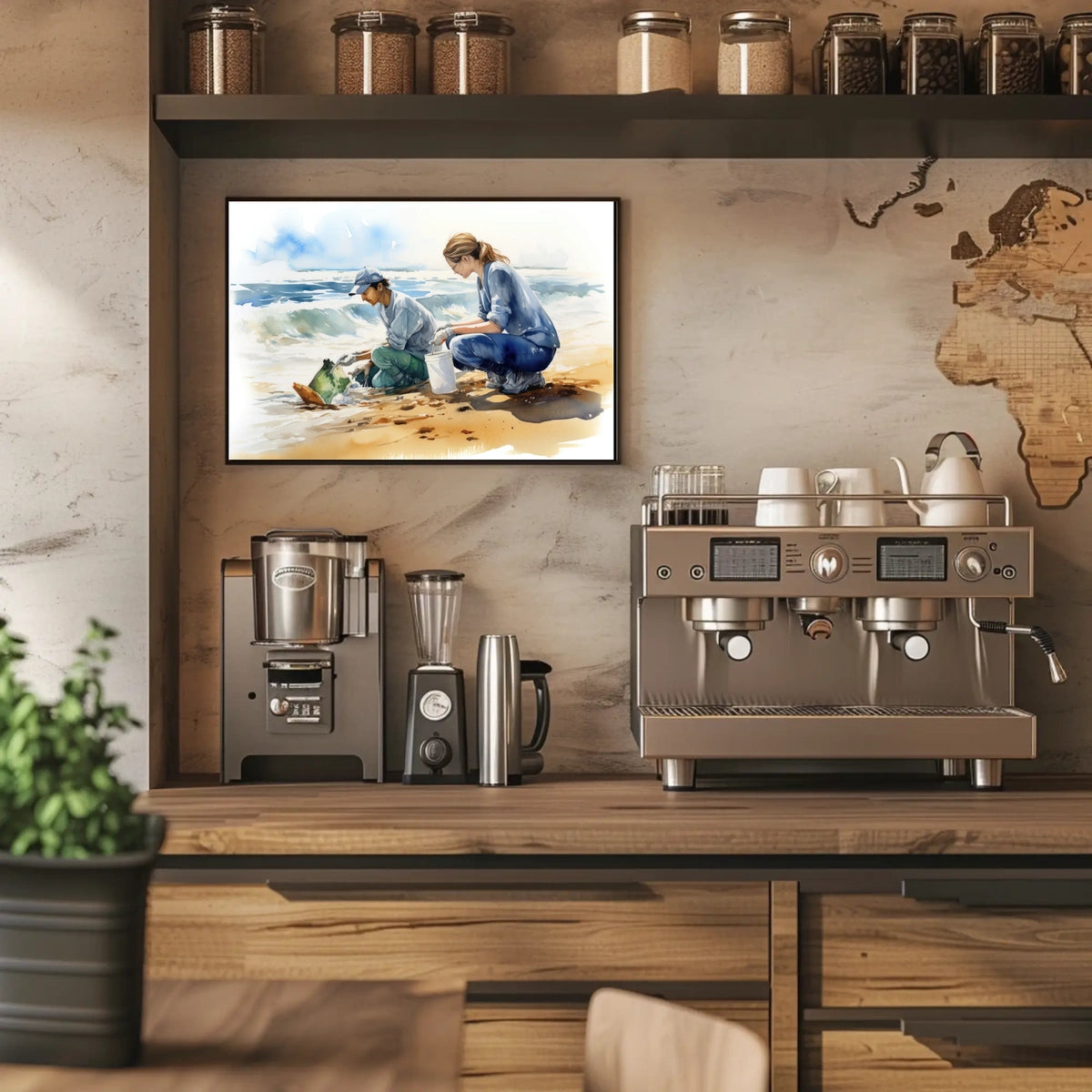 Beach Cleanup Effort Poster