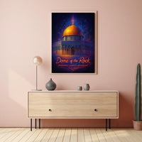 Dome of the Rock Ephemeral Light of Jerusalem Poster