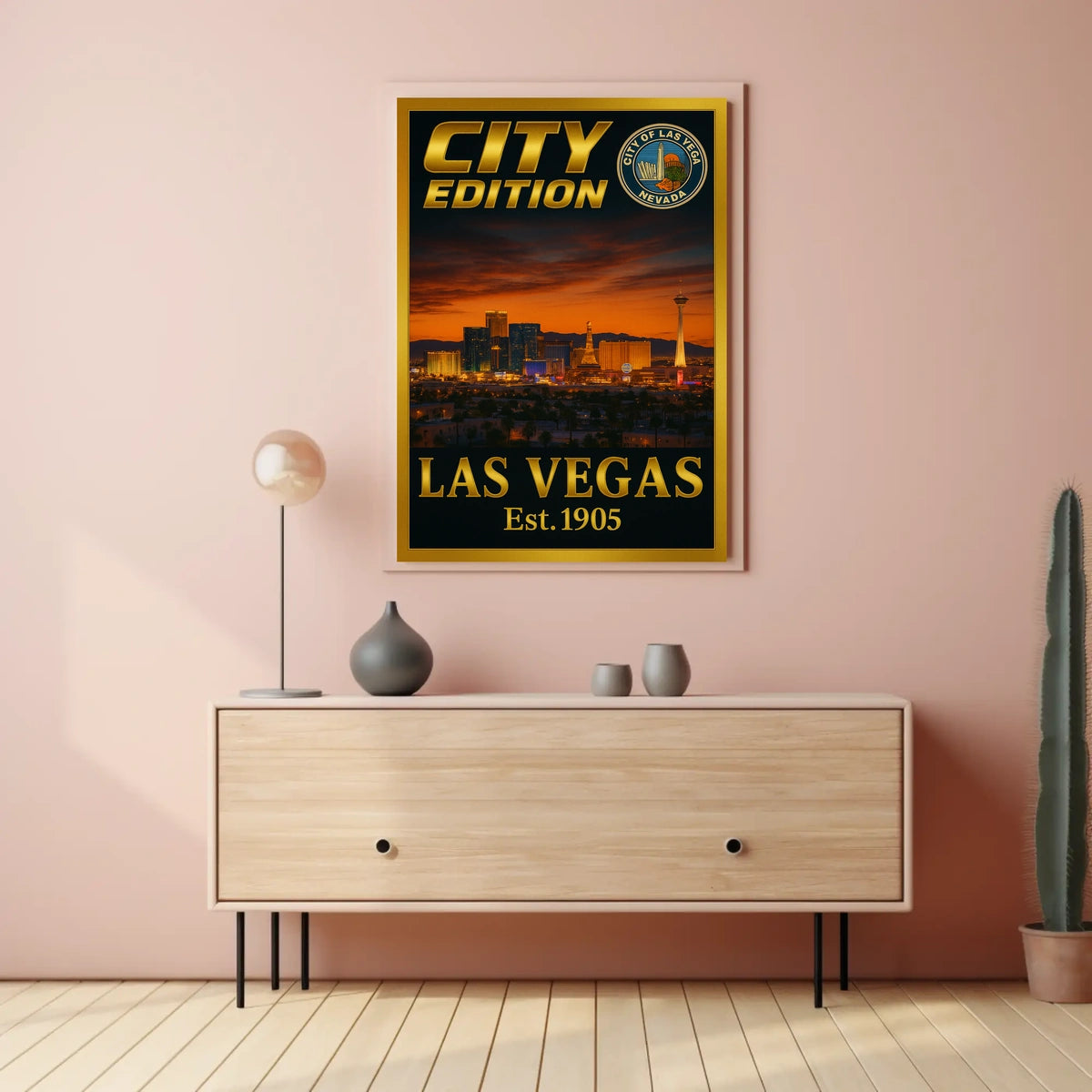 Las Vegas City Edition Poster