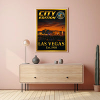 Las Vegas City Edition Poster