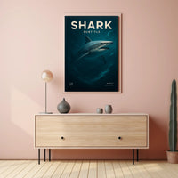Shark Simply Dashing Poster PosterGoat