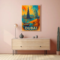 Dubai Poster City Of Wonders Wall Art For Travelers