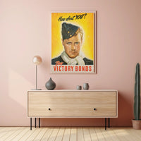 World War II Victory Bonds Propaganda Poster