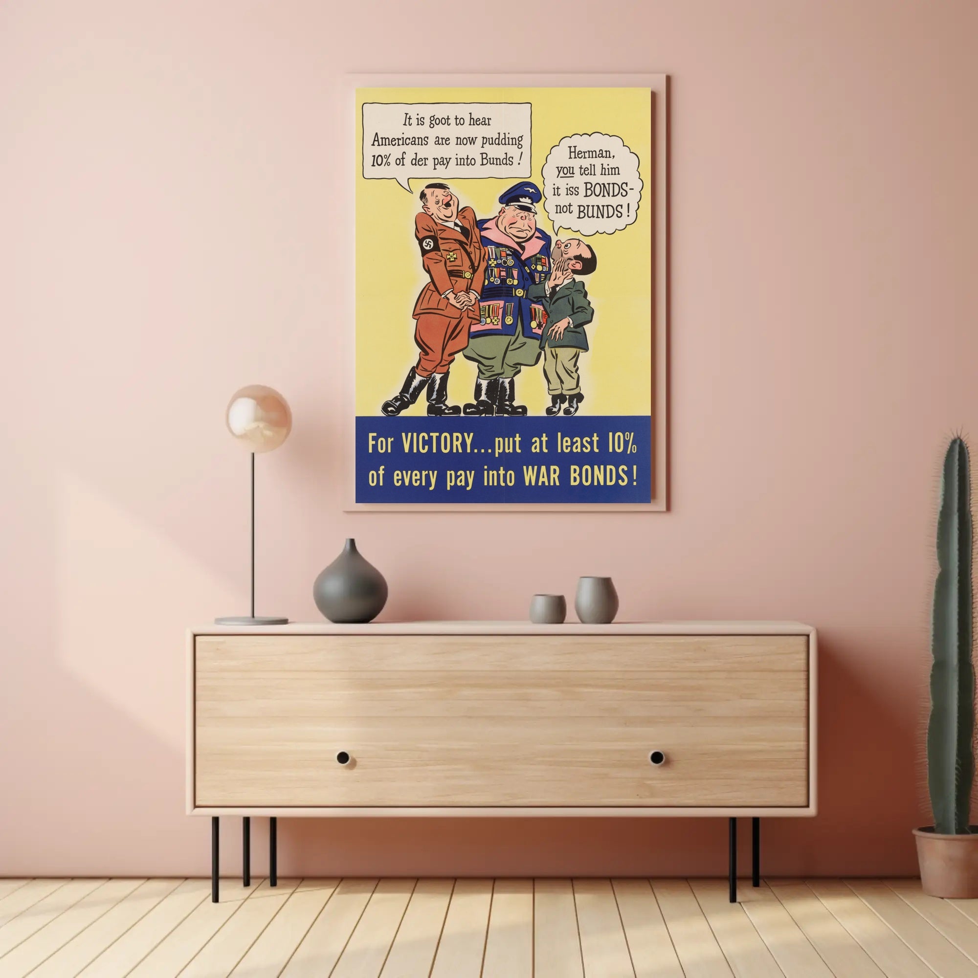 Invest in War Bonds for Victory Poster PosterGoat