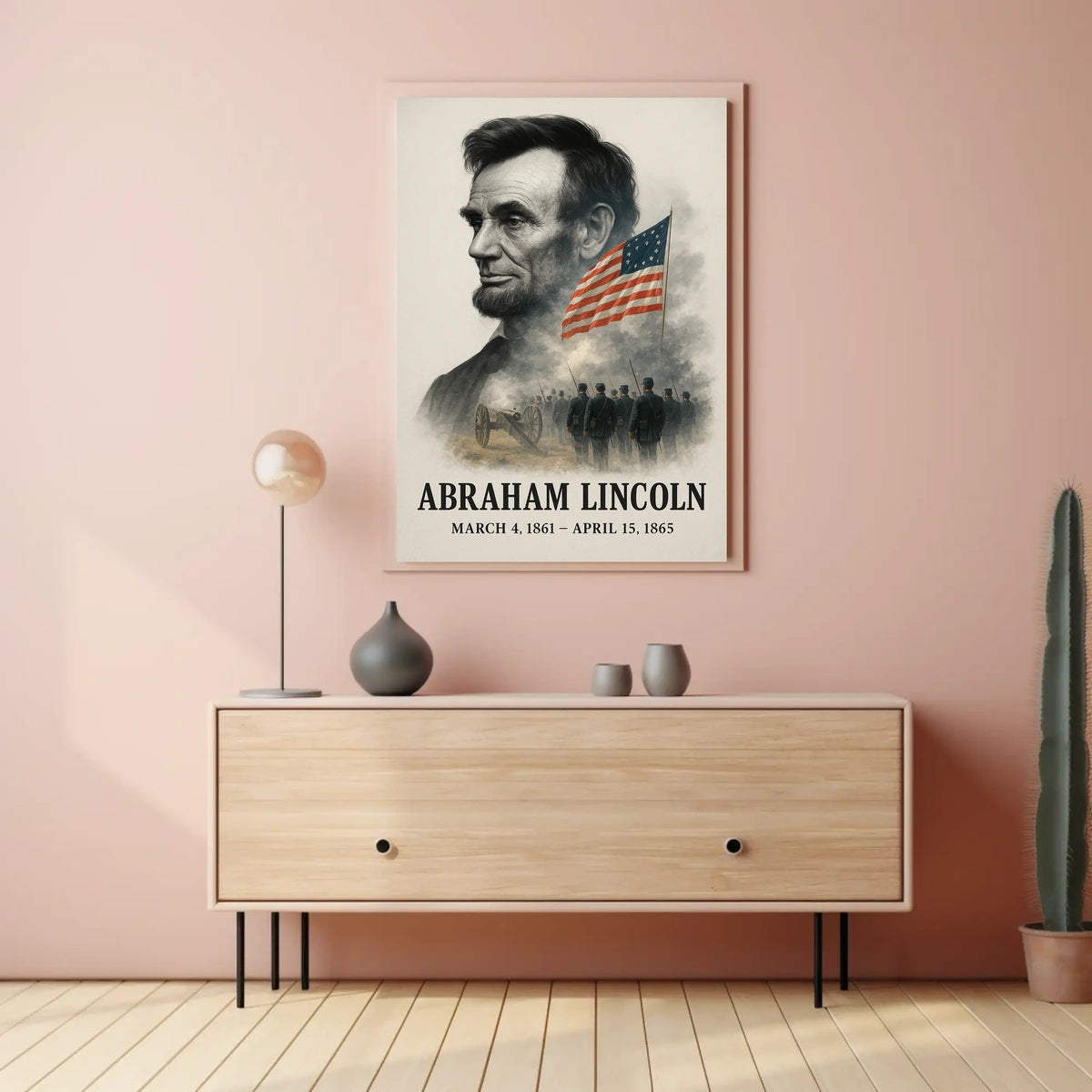 Abraham Lincoln 16th President of the United States Reflections Poster
