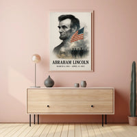 Abraham Lincoln 16th President of the United States Reflections Poster