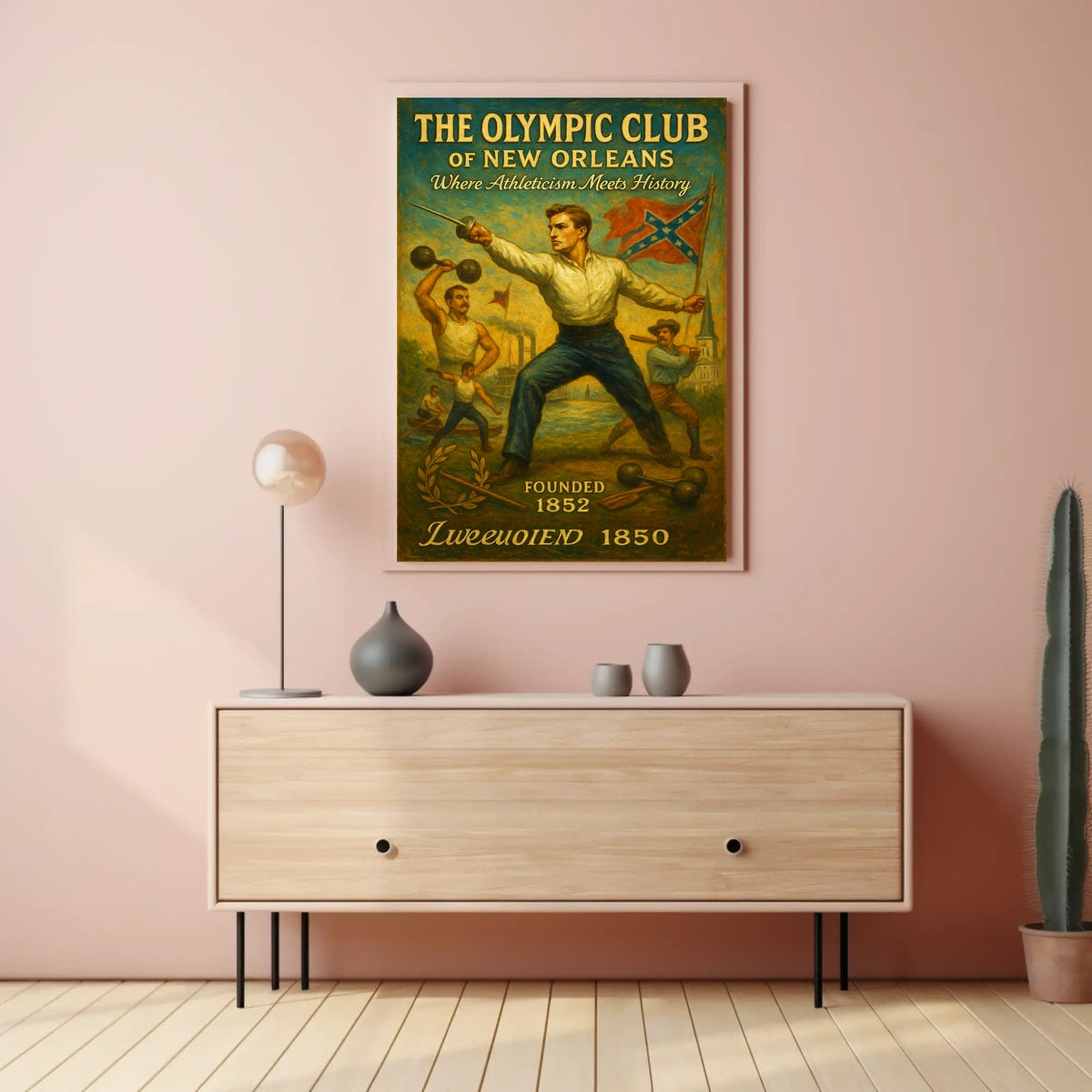 The Olympic Club Of New Orleans Poster