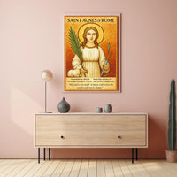 Saint Agnes of Rome Poster PosterGoat