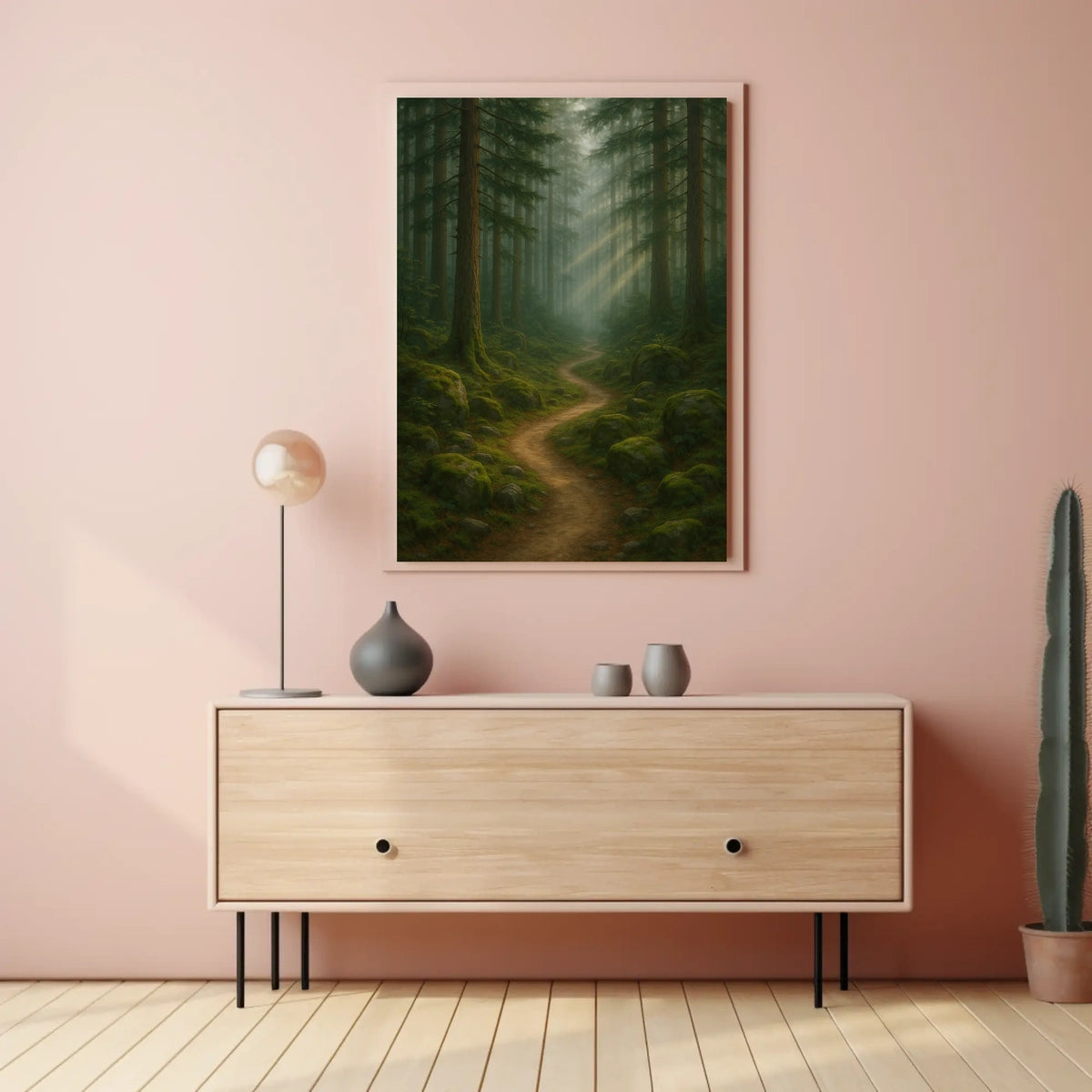 Enchanted Forest Path Poster