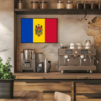 Moldova, Republic of Flag Poster
