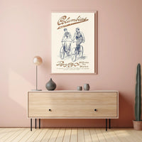 Vintage Columbia Bicycles Advertisement Poster PosterGoat