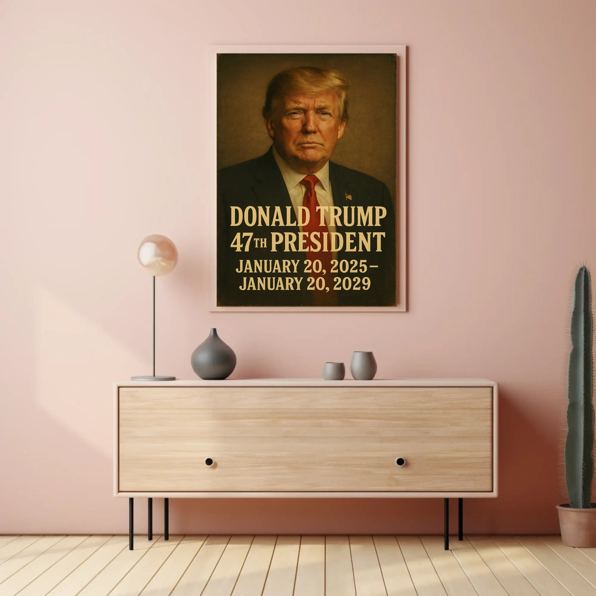 Trump 47th President Scenic Collector Poster