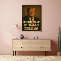 Trump 47th President Scenic Collector Poster