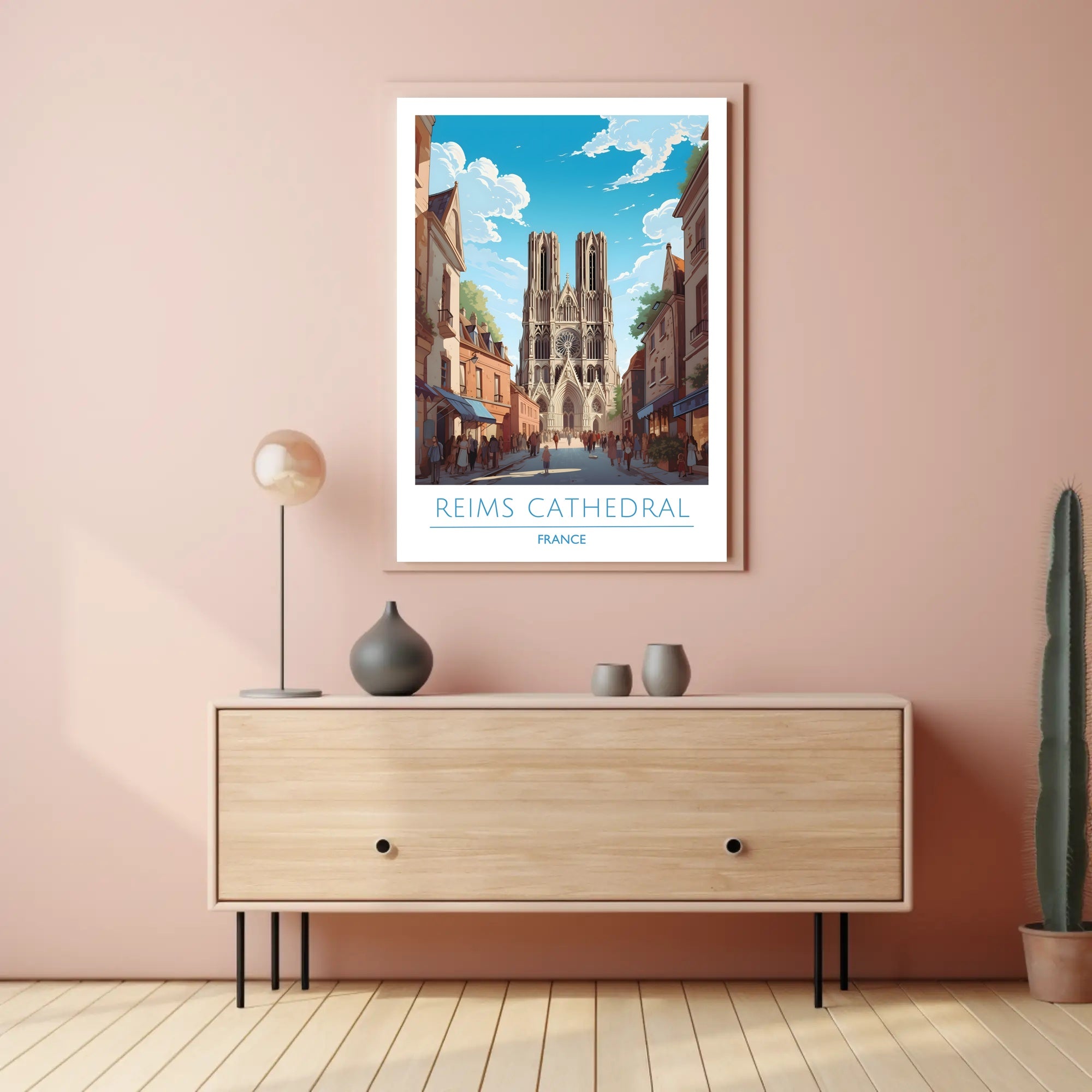 Reims Cathedral Poster