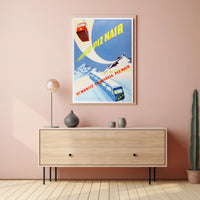 St. Moritz Ski Adventure Travel Poster PosterGoat