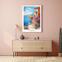 Côte d'Azur Coastal Impressionism Travel Poster PosterGoat