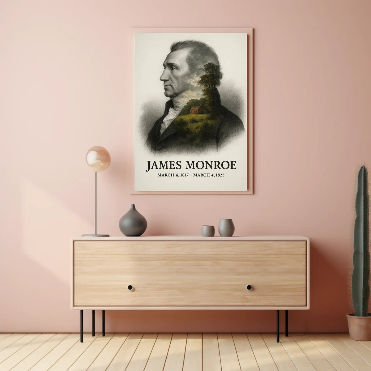 James Monroe 5th President of the United States Reflections Poster