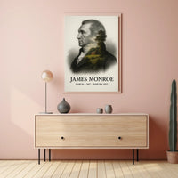 James Monroe 5th President of the United States Reflections Poster