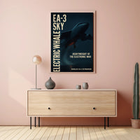 Douglas EA-3 Skywarrior Aircraft Military Recruitment Poster