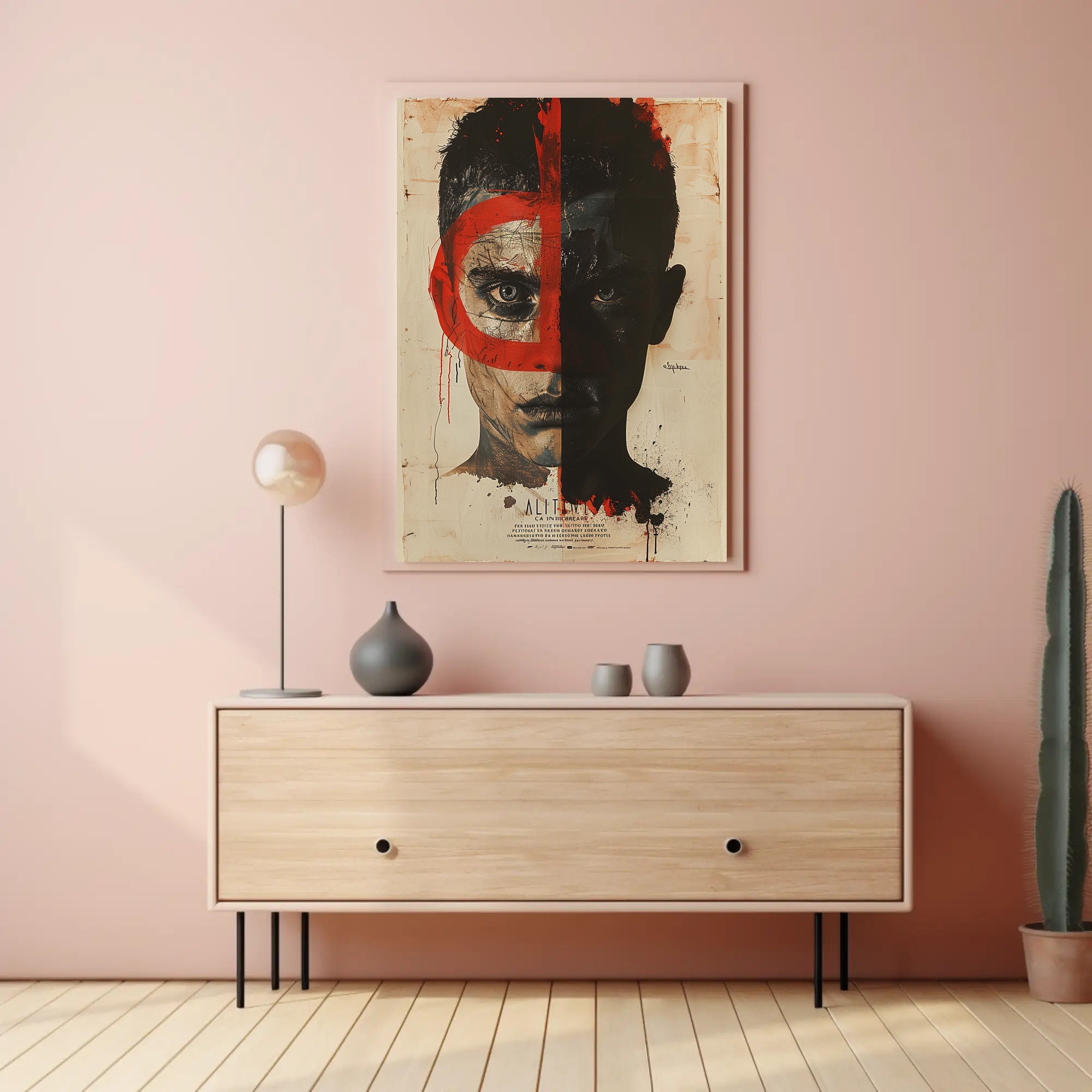 Serene Spring Tea Time in Oriental Garden PosterGoat