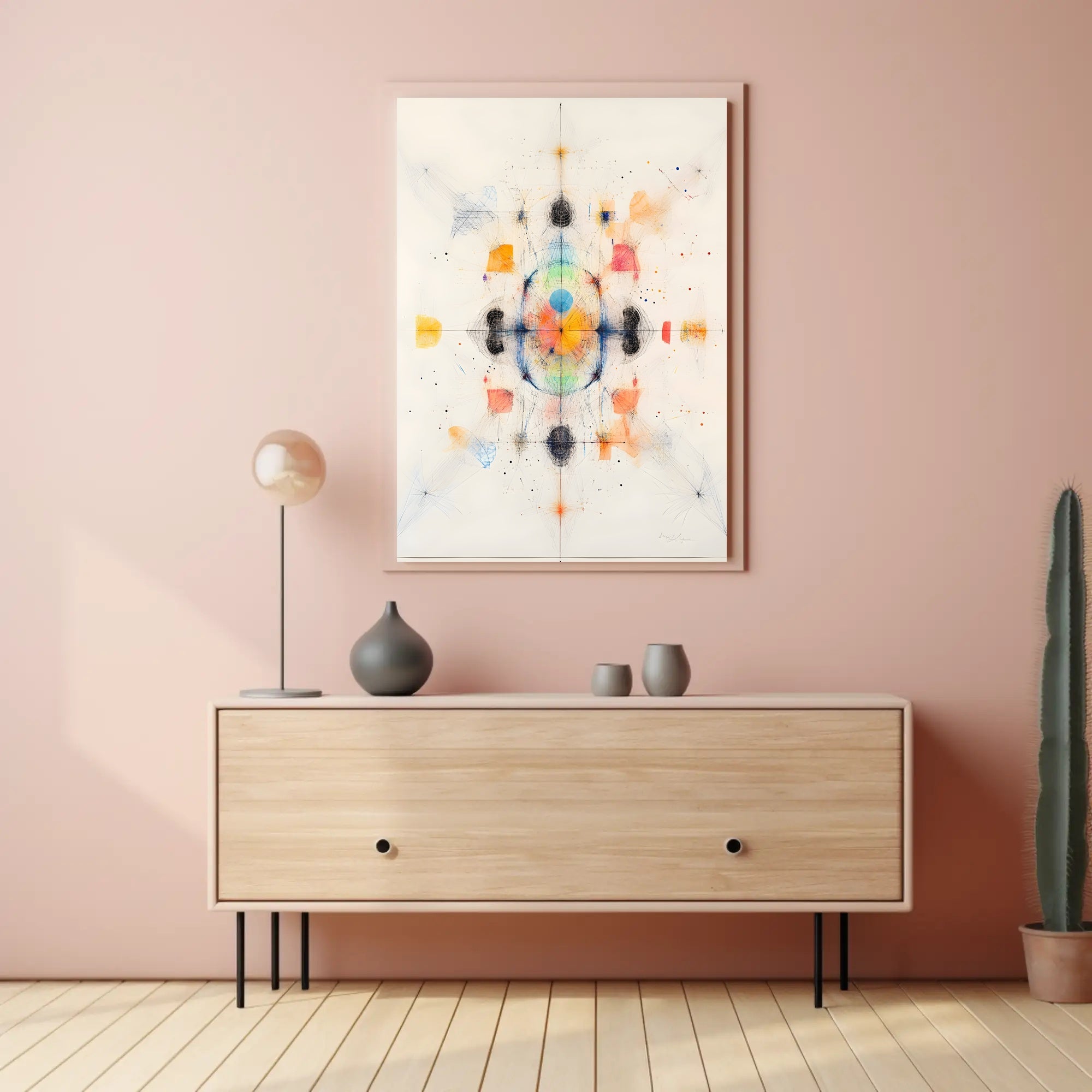 Abstract Symmetry Poster Modern Art Print