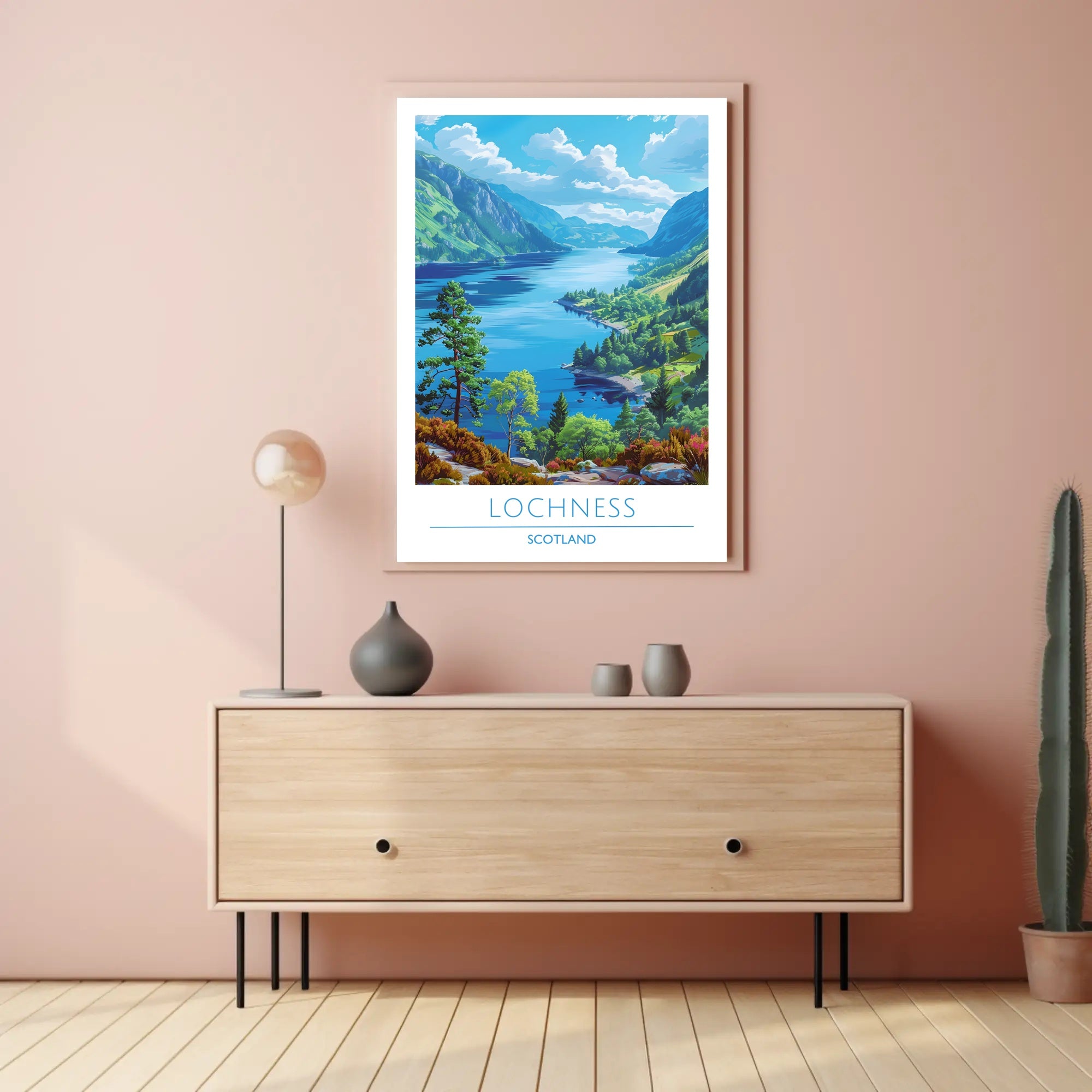 Scenic Loch Ness Poster