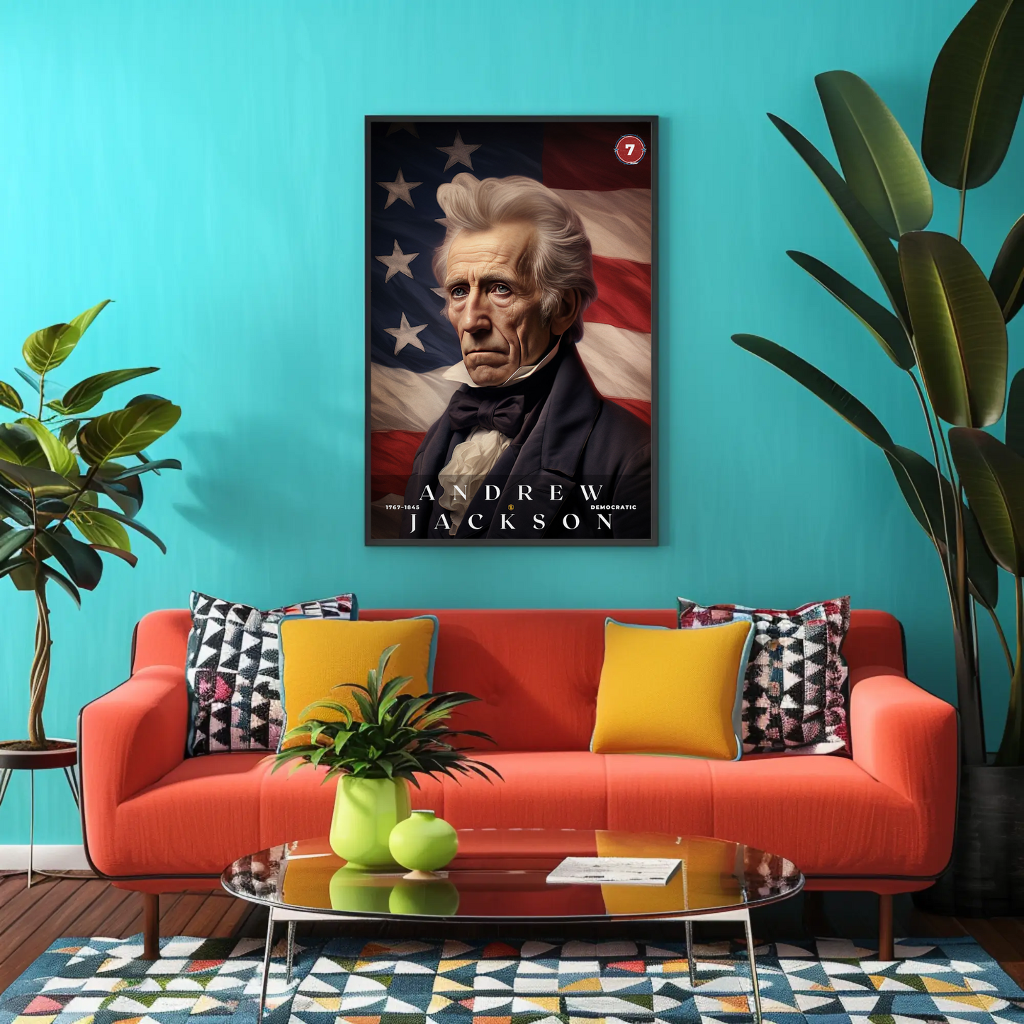 Andrew Jackson 7th President Of The United States Portrait