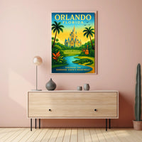 Discover Orlando, Florida Poster PosterGoat