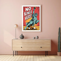 Lady Liberty Crushes Crown Political or Propaganda Poster