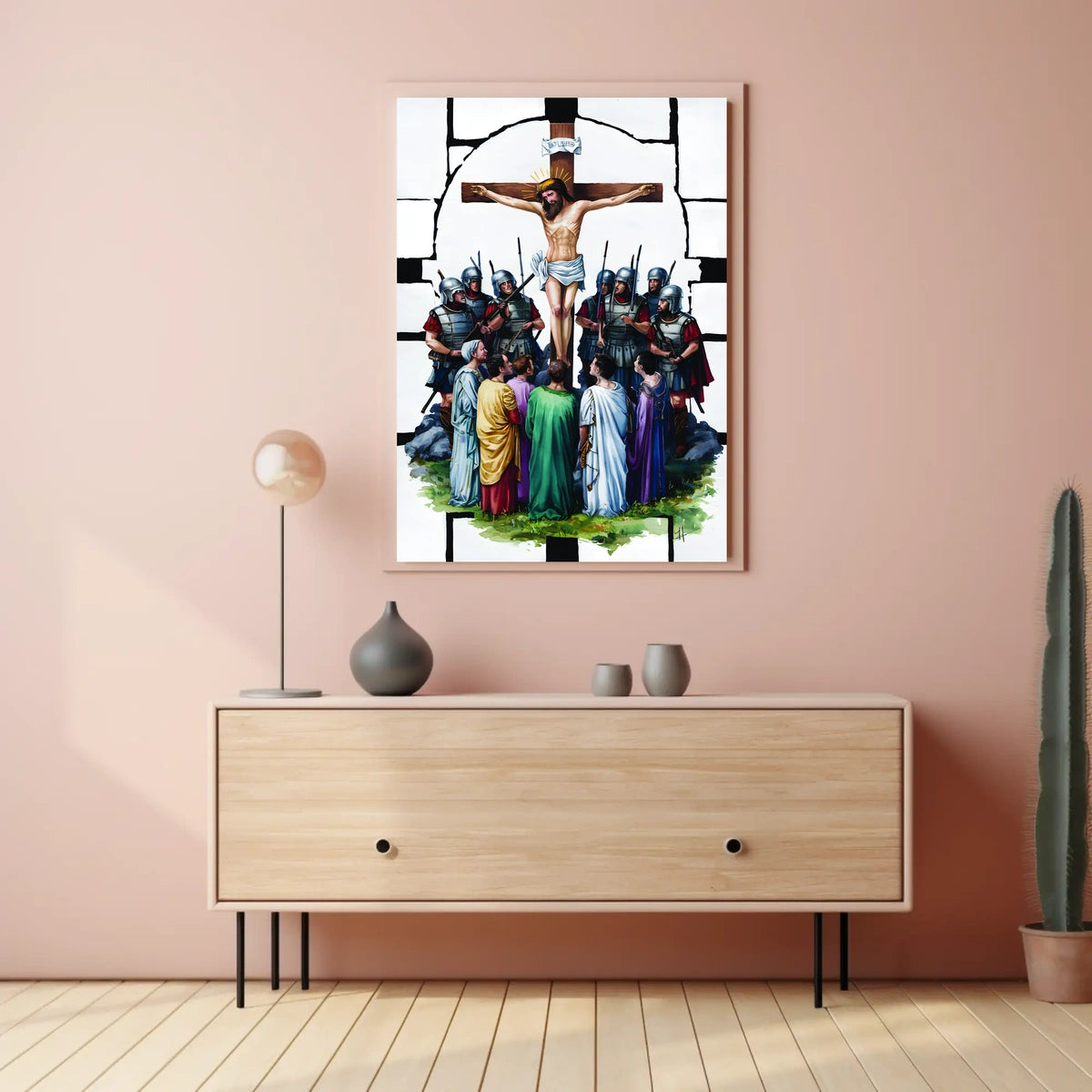 The Crucifixion Scene Poster