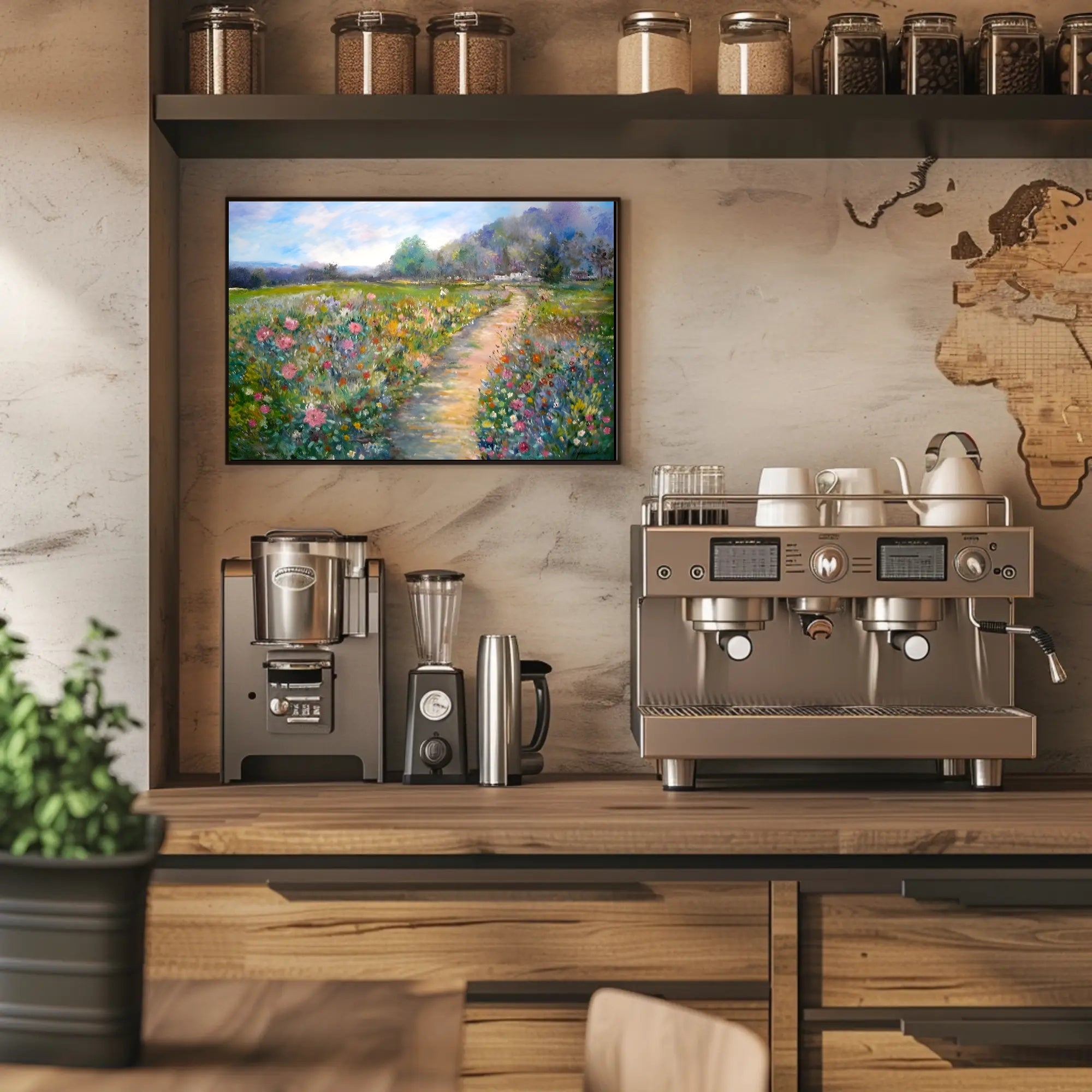 Serene Garden Pathway Poster