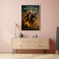George Washington Vintage Patriotic Historical Poster