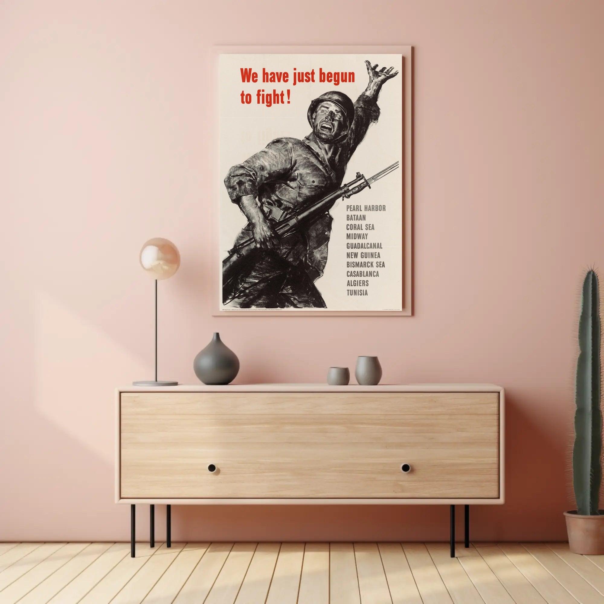 We Have Just Begun to Fight Poster PosterGoat