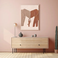 Elephants in Harmony Poster