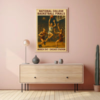 National College Basketball Finals 1947 Poster
