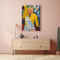 Vibrant Peaceful Musical Expression Poster - Abstract, Artistic, or Pop Culture Poster