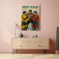 Hockey Blueline March 1959 Poster