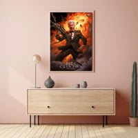 Bill Clinton Funny President Cartoon Poster