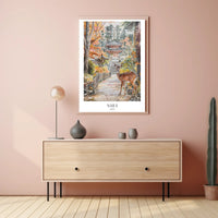 Serene Nara Autumn: Cultural or Heritage Poster PosterGoat