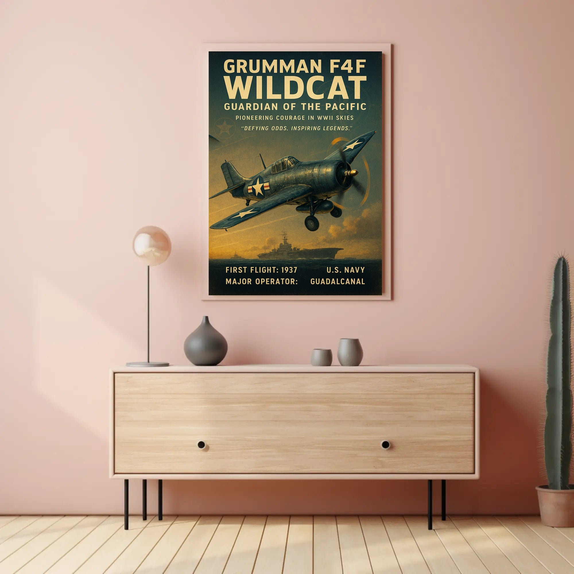 Grumman F4F Wildcat Poster