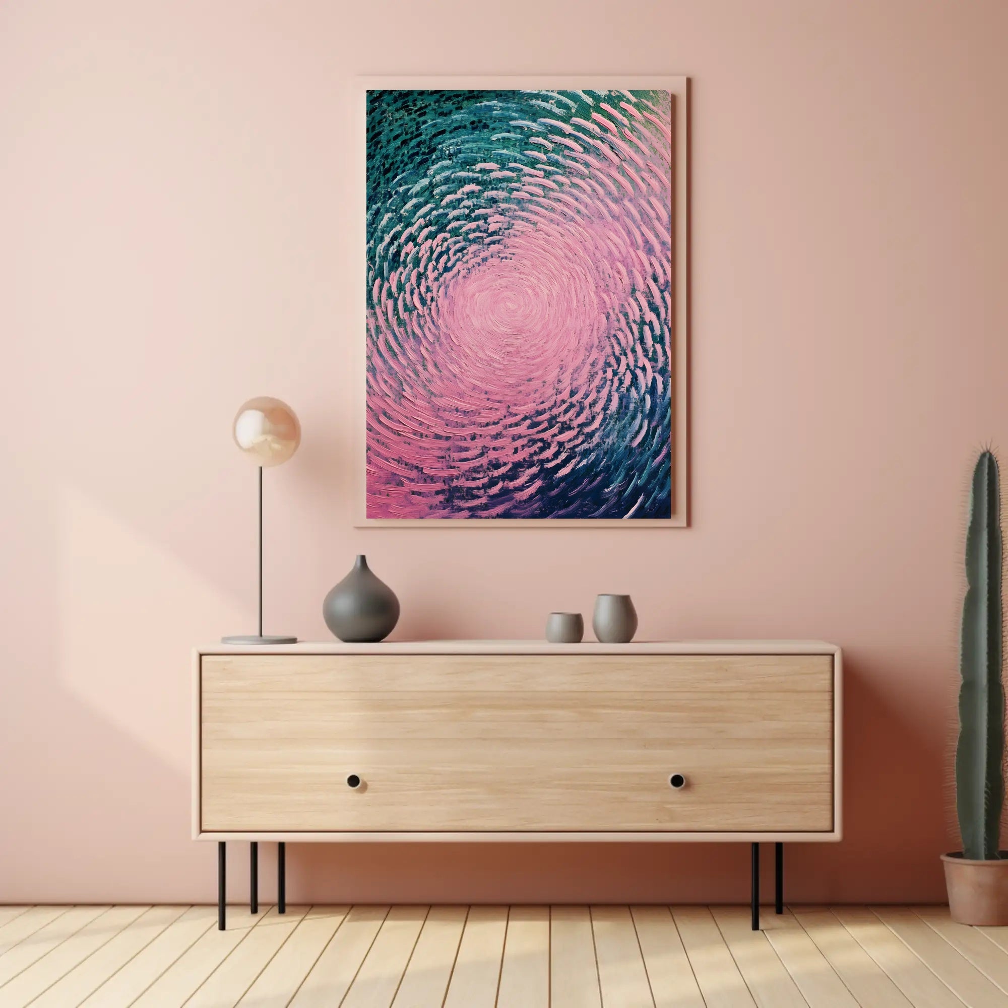 Swirling Colors Abstract Poster Art Print