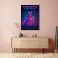 Orchid Mantis Mystic Hunter of Nature Poster