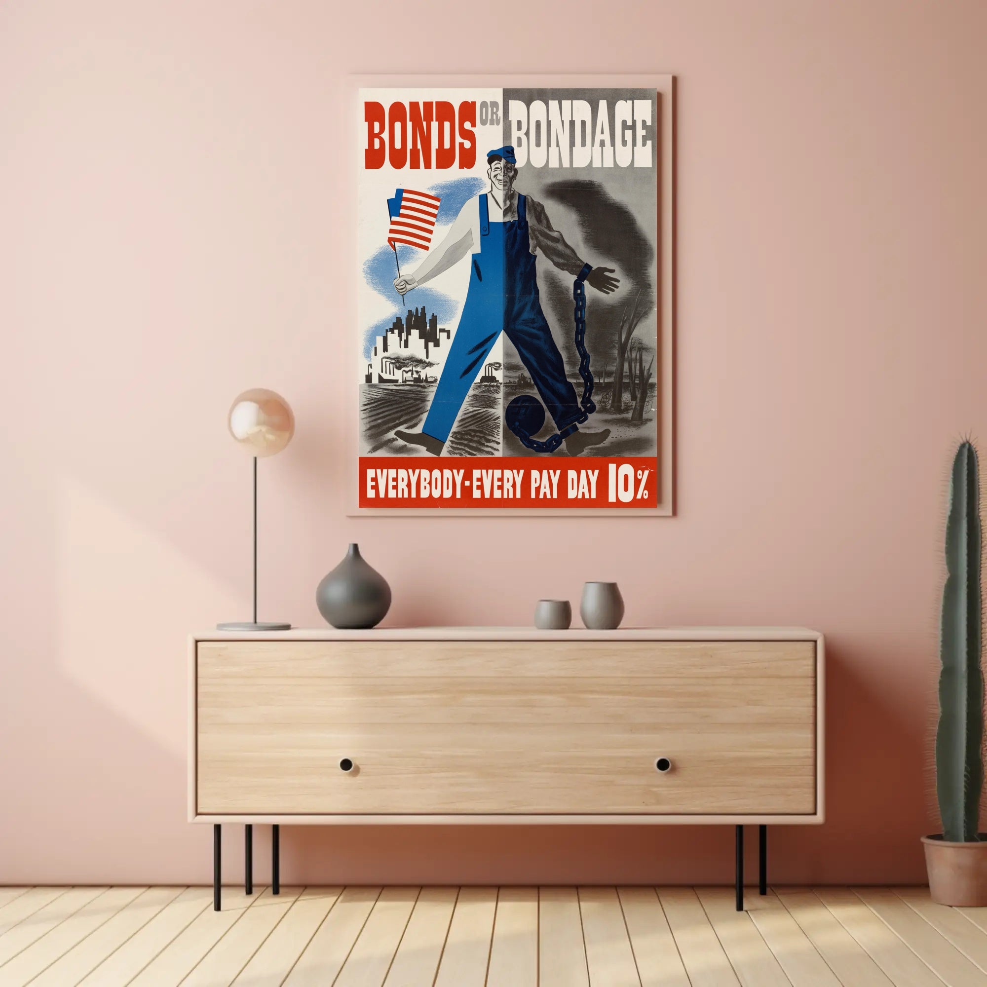 Bonds or Bondage Poster PosterGoat